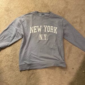 Brandy Melville/John Galt Blue New York Crewneck